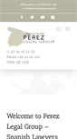 Mobile Screenshot of perezlegalgroup.com
